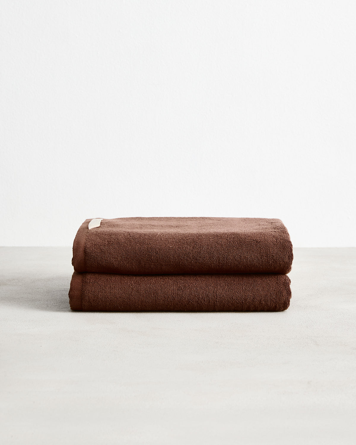 Espresso 100% Cotton Terry Bath Towels (Set of Two) – Bed Threads