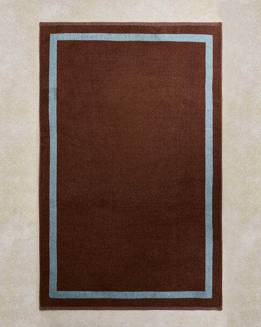 Cacao & Lagoon Two-Toned 100% Cotton Terry Bath Sheet Bundle