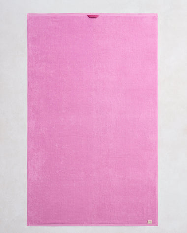 Bubblegum 100% Cotton Terry Bath Sheets (Set of Two)