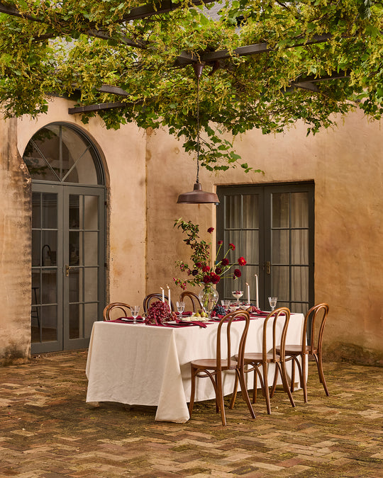 Mulberry 100% French Flax Linen Placemats (Set of Four)