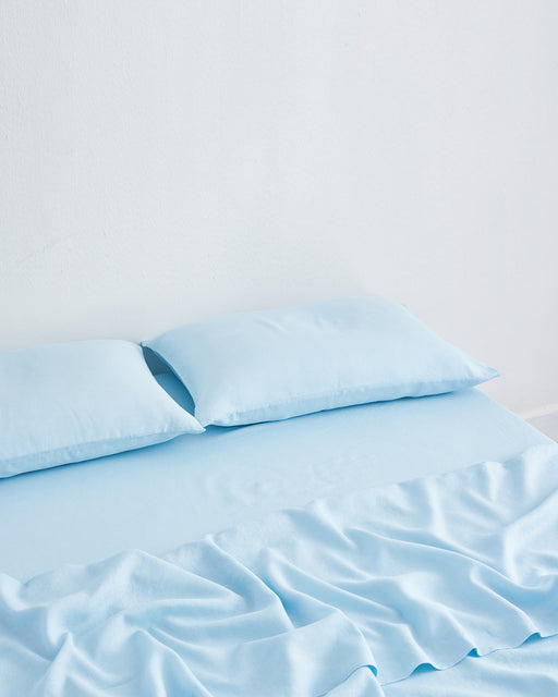 Coast 100% French Flax Linen Fitted Sheet Set