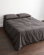 Graphite 100% Organic Cotton Bedding Set - view