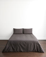 Graphite 100% Organic Cotton Bedding Set - view