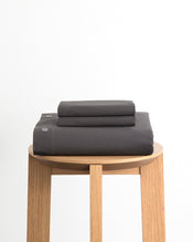 Graphite 100% Organic Cotton Duvet Cover Set - view