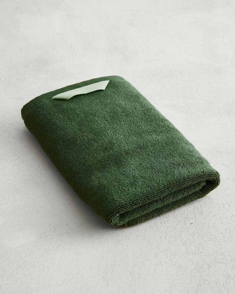 Moss 100% Cotton Terry Hand Towel