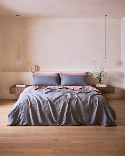 Mineral 100% French Flax Linen Duvet Cover Set