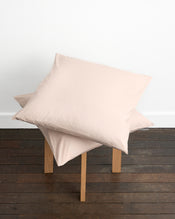 Oyster 100% Organic Cotton European Pillowcases (Set of Two) - view
