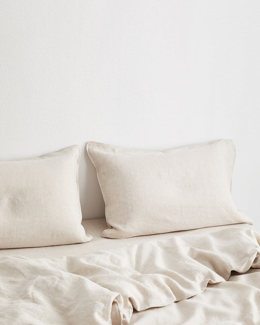 Oatmeal 100% French Flax Linen Bedding Set