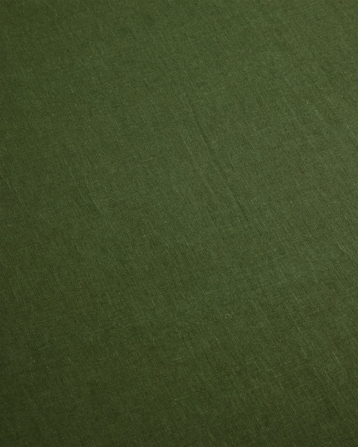 Olive Heavy Linen Bed Cover