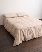 Oyster 100% Organic Cotton Bedding Set - view