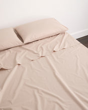 Oyster 100% Organic Cotton Sheet Set - view