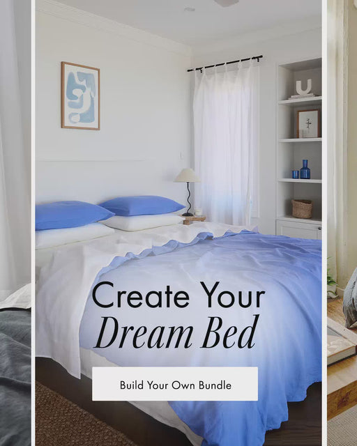 100% Flax Linen Bed Sheets | Linen Duvets | Luxe Bedding