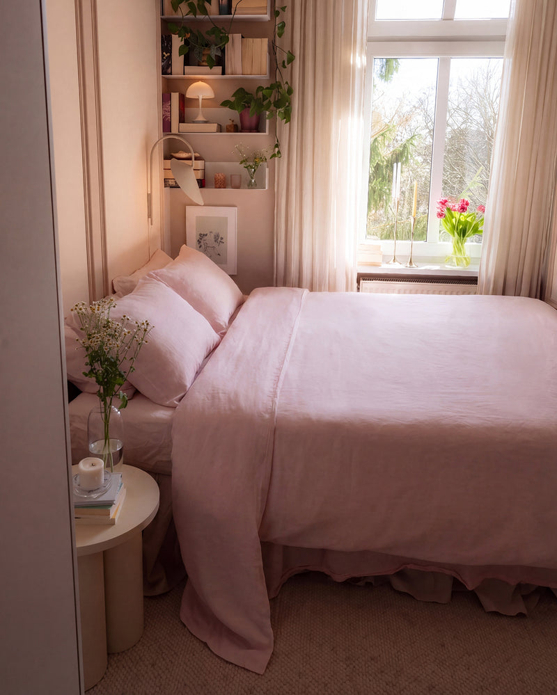 Rosewater 100% French Flax Linen Bedding Set