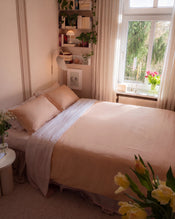 Rosewater 100% French Flax Linen Fitted Sheet Set - view