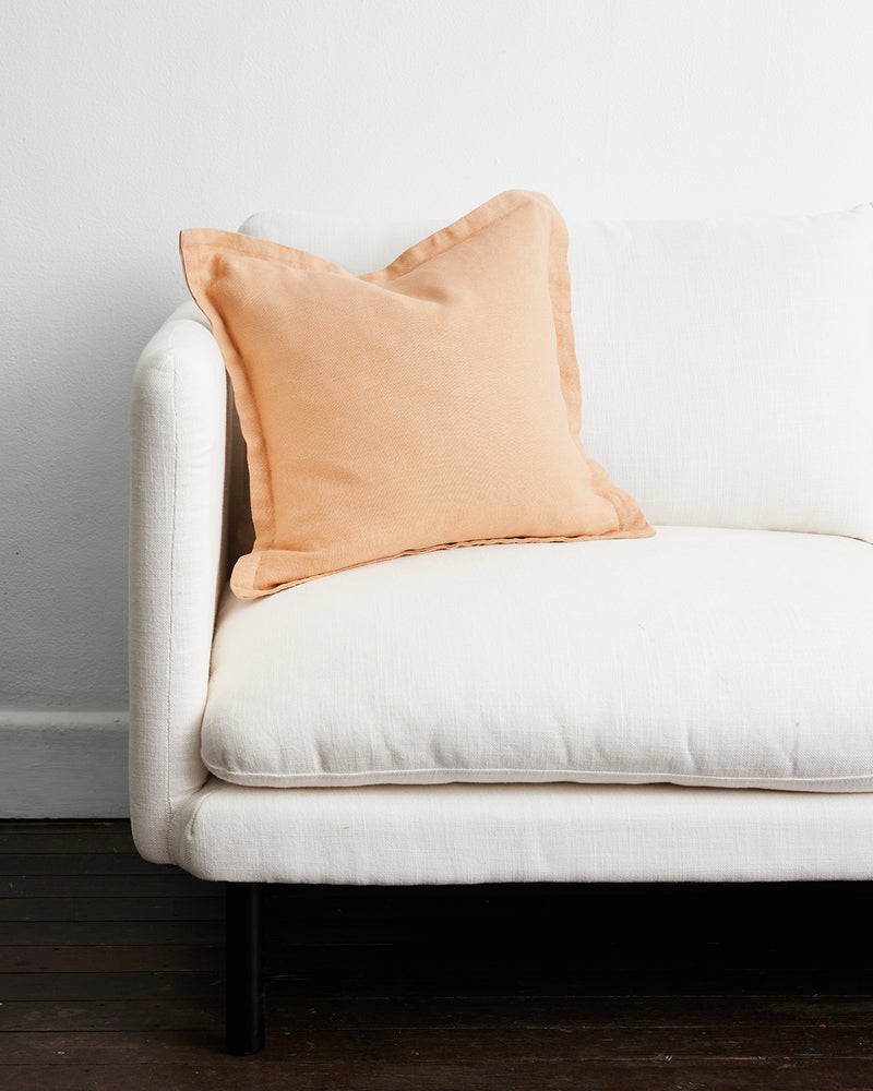 Terracotta 100% French Flax Linen Cushion Cover