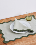 Sage & Olive  Scalloped Napkins (Set of Four)