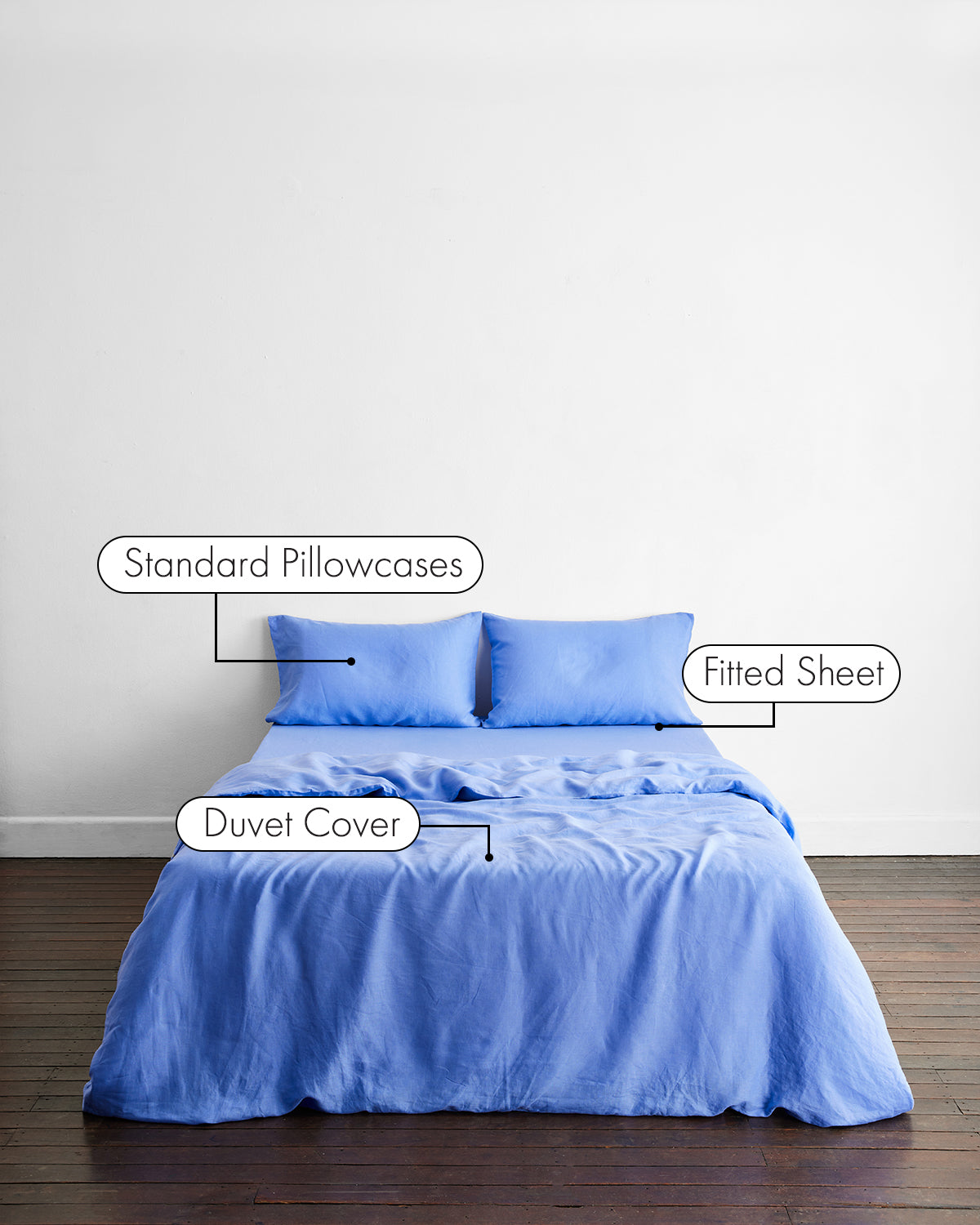 Wildflower 100 French Flax Linen Bedding Set Bed Threads