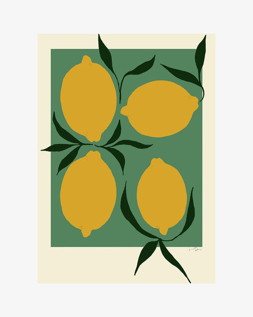 Anna Mörner 'Green Lemon' Print