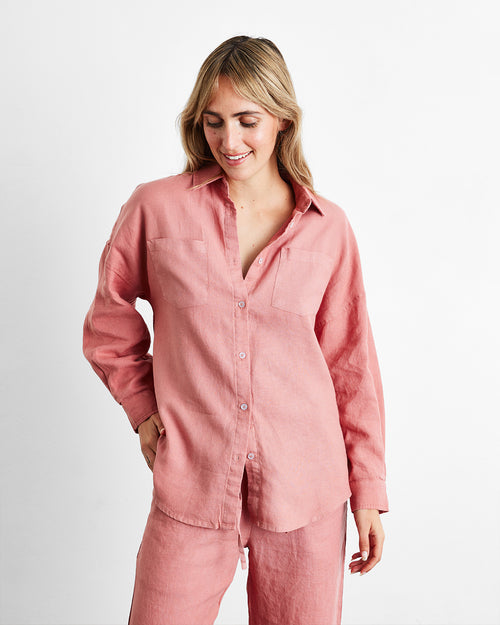 Pink Clay Long Sleepwear Set
