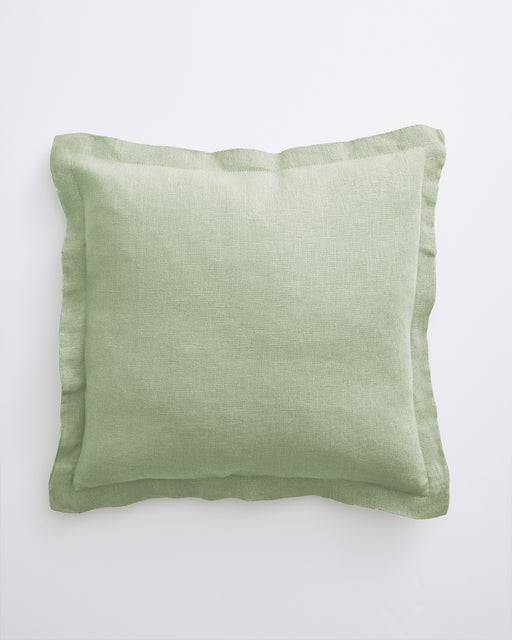 Sage 100% French Flax Linen Cushion Cover